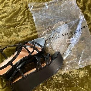 American Eagle platform sandals